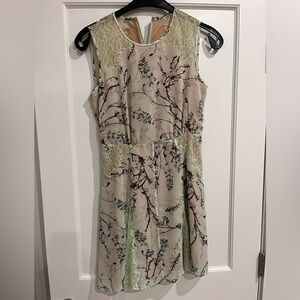 BCBGMaxAzria Gwenyth mint green sleeveless dress size4